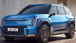 Kia EV9: एक आलिशान तीन-पंक्ती इलेक्ट्रिक SUV ब्लेंडिंग स्पेस, पॉवर आणि फ्युचरिस्टिक डिझाइन