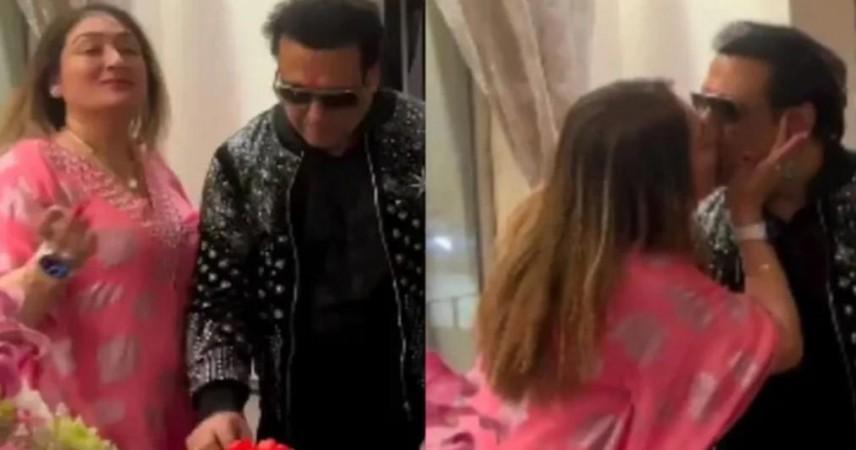 सुनीता, गोविंदा ओठांना कुलूप