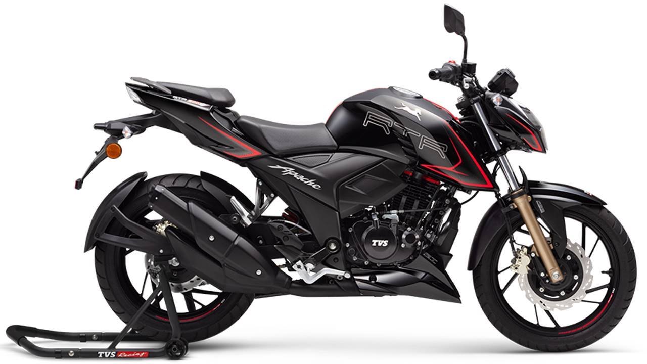 ब्लू TVS Apache RTR 200 4V मोटरसायकल मुंबईत सर्वोत्तम किंमतीत | आयडी: १४९३६००३६१२