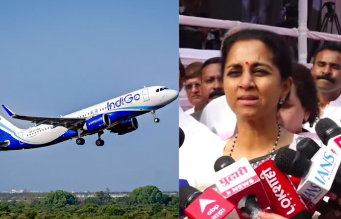 Supriya Sule on IndiGo