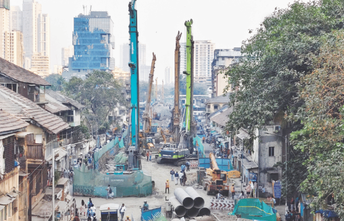 एल्फिन्स्टन रेल्वे पूल पाडला एल्फिन्स्टन रेल्वे पूल पाडला