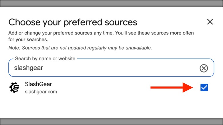 पसंतीचा स्रोत म्हणून वाचन सेट करत आहे