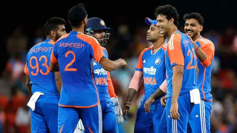 टी-20 संघातील टीम इंडिया स्टार खेळाडूंसह स्नायूंची ताकद वाढवत आहे