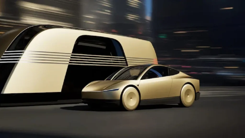 टेस्लाची रोबोटॅक्सीची चाचणी