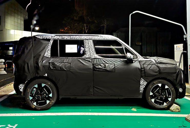 kia syros ev ने कोरियामध्ये हेरगिरी केली