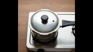 कुकरमध्ये पाणी घालावे जेणेकरून ते मसूराच्या 1-2 इंच वर असेल. कुकरचे झाकण बंद करून मध्यम आचेवर 8-10 शिट्ट्या होईपर्यंत शिजवावे, नंतर आणखी 5 मिनिटे उकळावे. गॅस बंद झाला आणि दबाव नैसर्गिकरित्या सोडला.