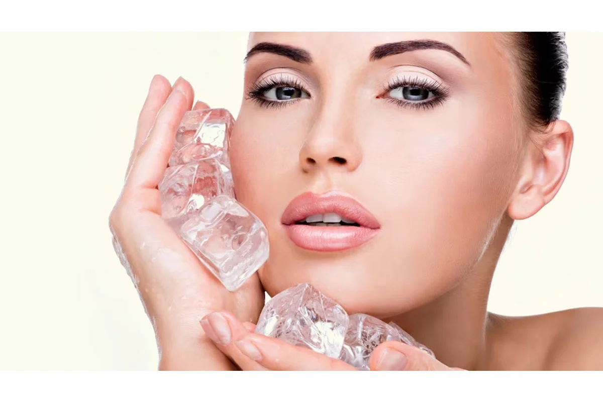 चेहऱ्यासाठी आईस वॉटर फेशियल