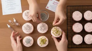 कपकेक सजवणे