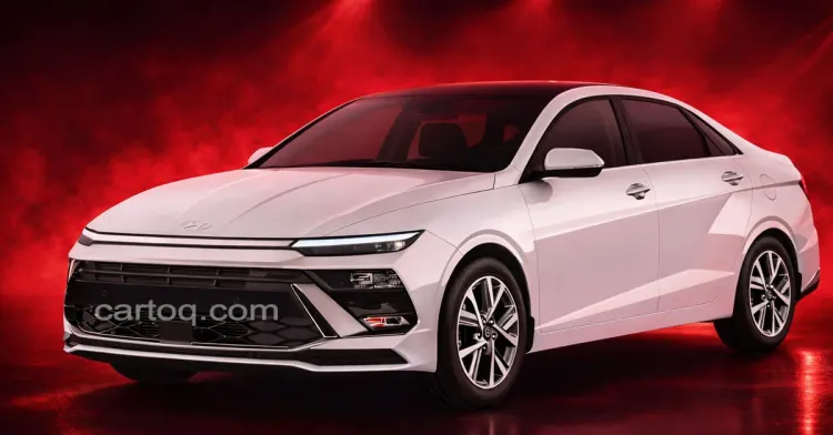 hyundai verna facelift ची कल्पना डिजिटल पद्धतीने केली आहे