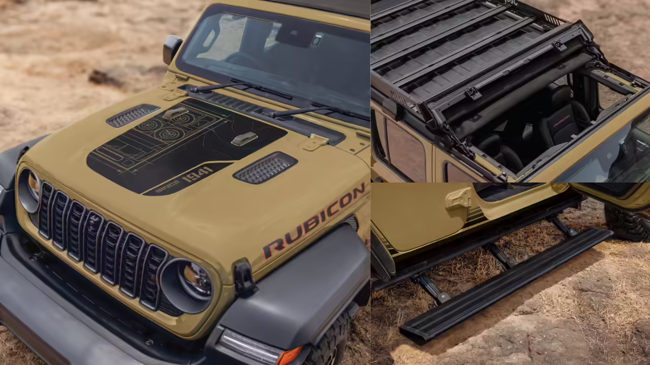 त्याला पुन्हा डिझाइन केलेले 1941 हूड डेकल मिळते