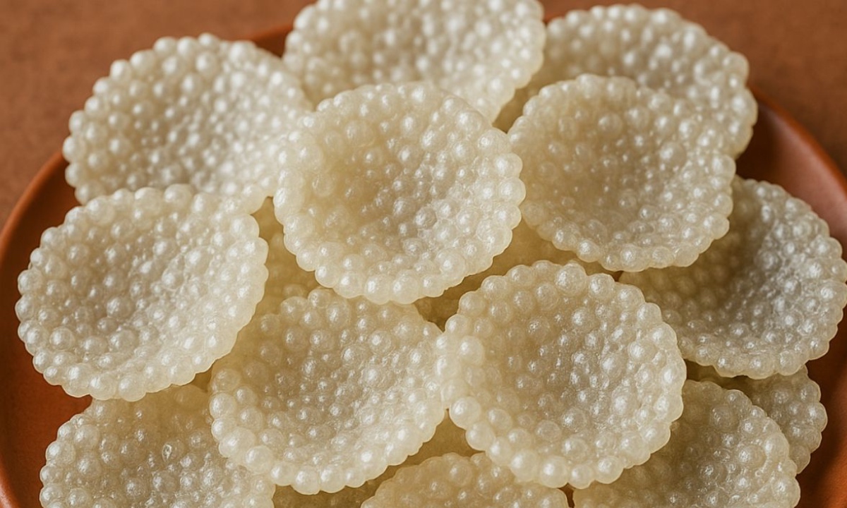 साबुदाणा पापड रेसिपी