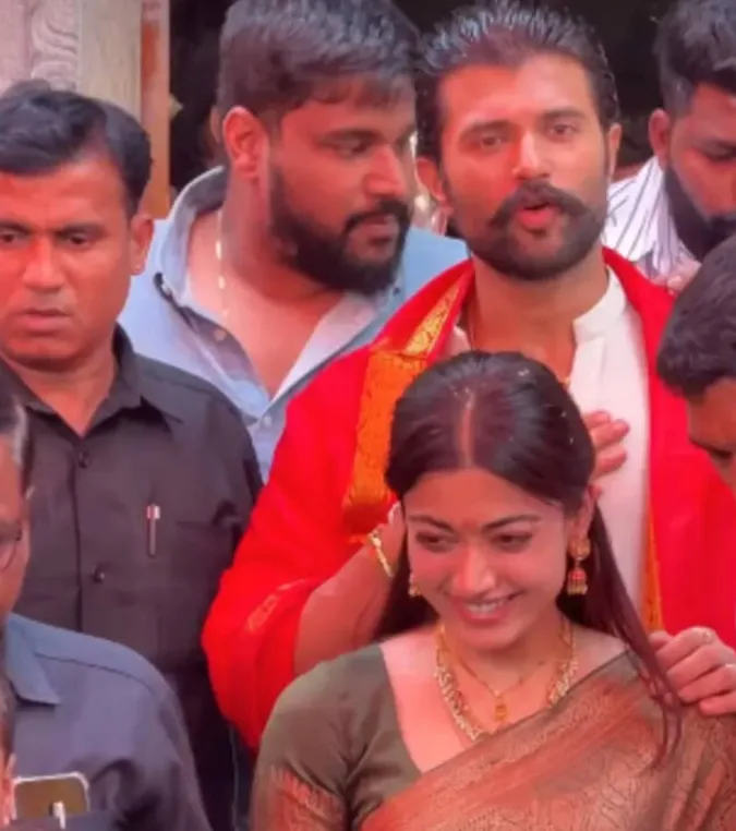 रश्मिकासोबत विजय