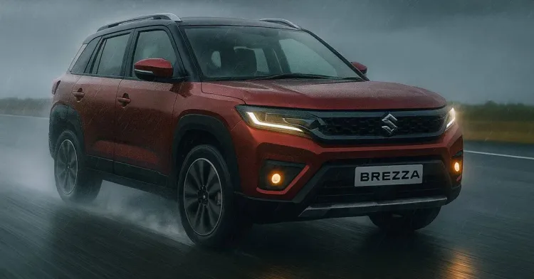 मारुती सुझुकी ब्रेझा फेसलिफ्टची कल्पना