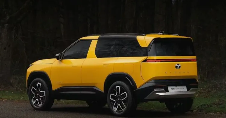 टाटा सिएरा मागील डिझाइन