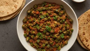 वाटीत मसाला भिंडी