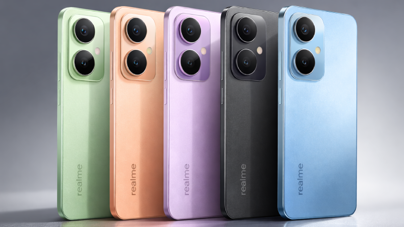 realme note 80 स्टॅक केलेले