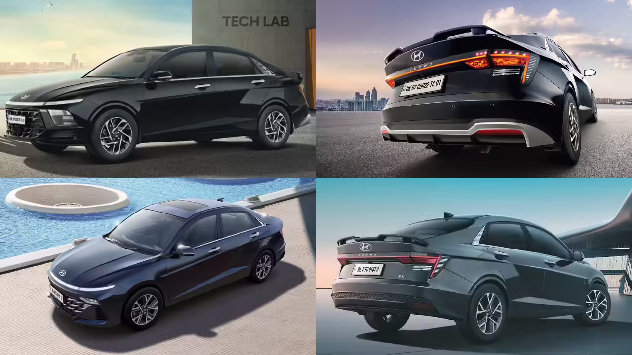 नवीन वेर्ना - वर, जुने - खाली