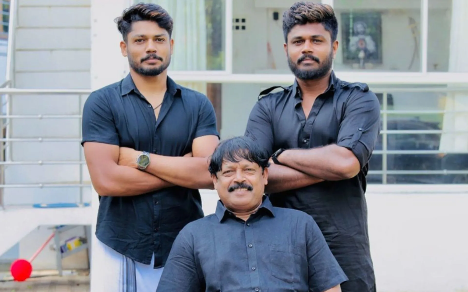 संजू सॅमसन वडील आणि बहीण