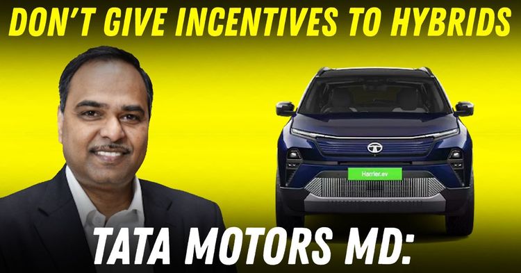 टाटा मोटर्स एमडी शैलेश चंद्र हायब्रीड इन्सेंटिव्हज वैशिष्ट्यीकृत