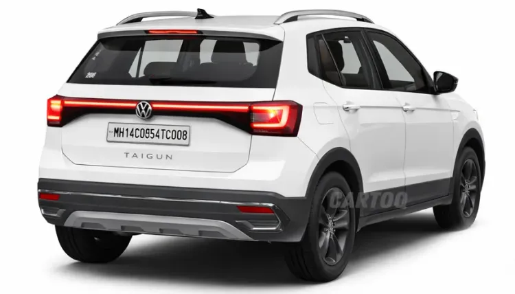 फॉक्सवॅगन टायगन फेसलिफ्ट मागील