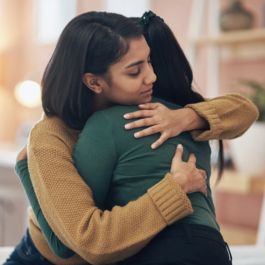 माफीमध्ये धैर्य दाखवणारी स्त्री