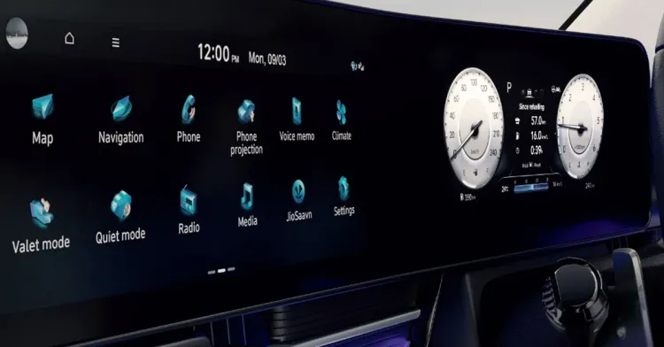 नवीन हुंडई वेर्ना टचस्क्रीन