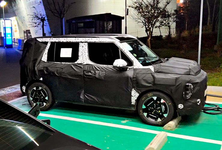 kia syros ev ने कोरियामध्ये हेरगिरी केली