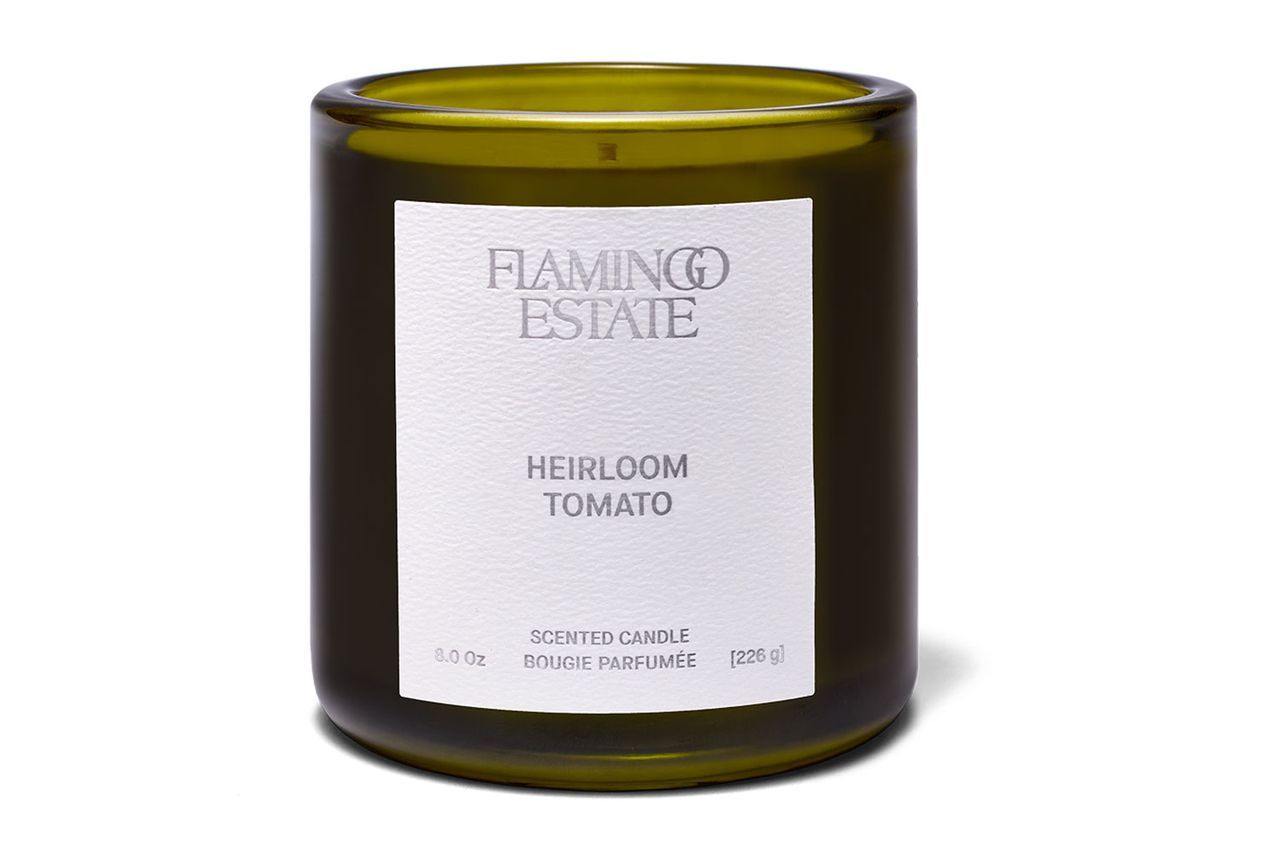हेयरलूम टोमॅटो मेणबत्ती क्रेडिट: फ्लेमिंगो इस्टेट