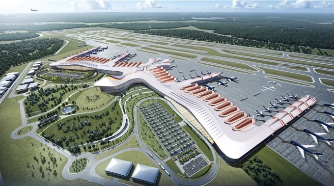 फु क्वोक आंतरराष्ट्रीय विमानतळ विस्तारीकरण प्रकल्प. फोटो सौजन्याने सन ग्रुप