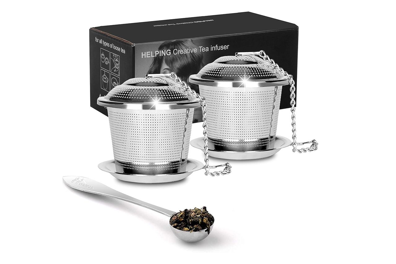 लूज टी, लूज लीफ टी साठी नुमोला टी इन्फ्युसर क्रेडिट: ऍमेझॉन