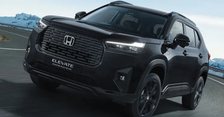 काळी होंडा एलिव्हेट