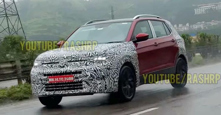 volkswagen-taigun-फेसलिफ्ट-चाचणी-खेचर