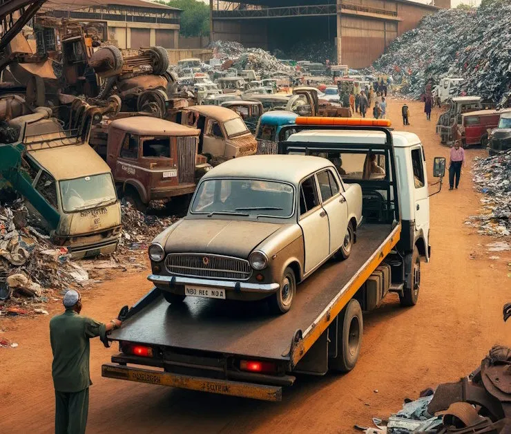 जुन्या कार स्क्रॅपयार्डला विकणे