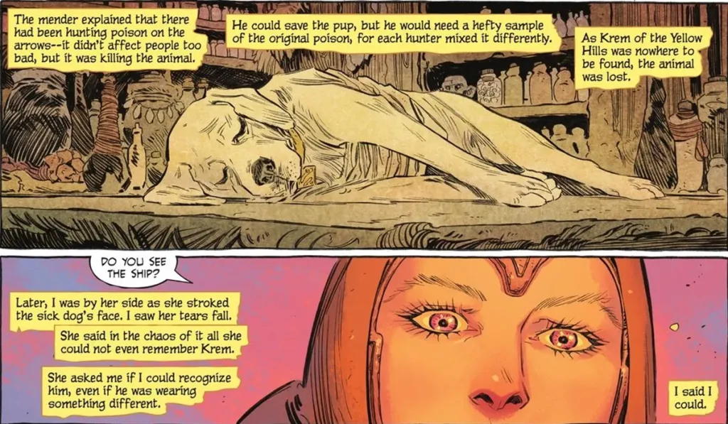 सुपरगर्ल वुमन ऑफ टुमॉरो #2 मध्ये क्रिप्टोला विषबाधा झाली