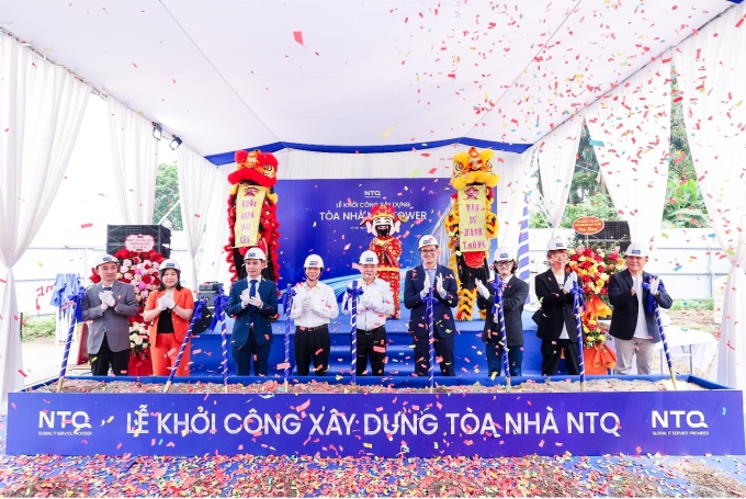 NTQ नेतृत्वाचे प्रतिनिधी, प्रकल्प गुंतवणूकदार आणि सरकारी अधिकारी ग्राउंडब्रेकिंग समारंभास उपस्थित होते. NTQ च्या फोटो सौजन्याने