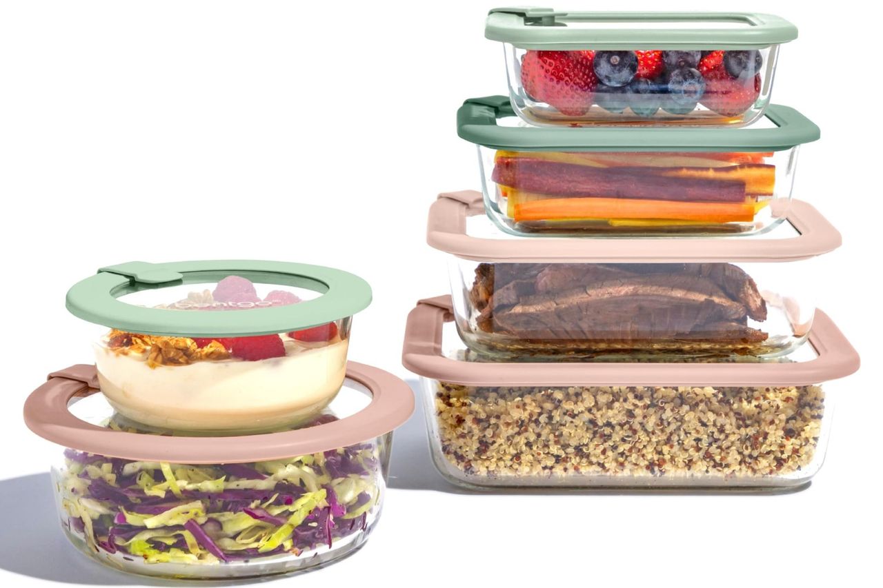 बेंटगो सिग्नेचर लीक प्रूफ ग्लास फूड स्टोरेज क्रेडिट: ऍमेझॉन