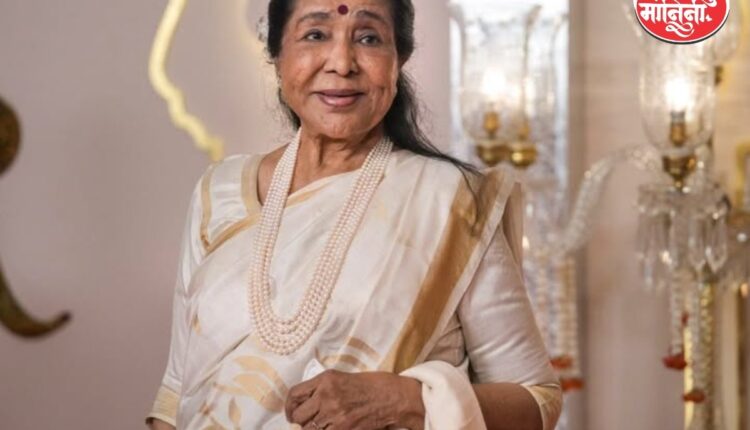 Why did Asha bhosle always wear a white saree