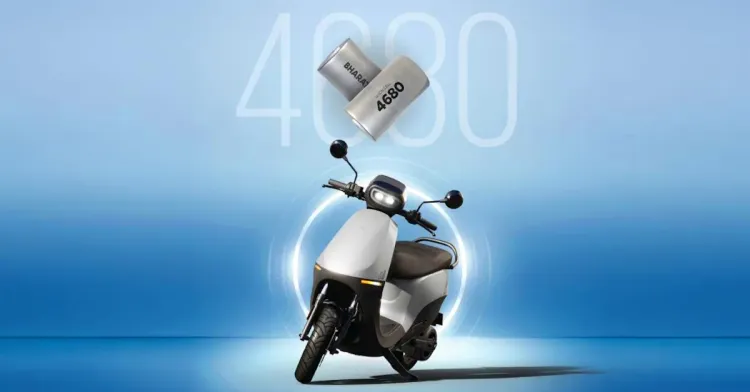 ola s1x+ 5.1 kwh 4680 bharat सेलसह वैशिष्ट्यीकृत