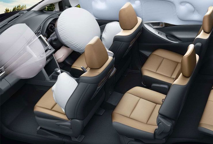 टोयोटा इनोव्हा क्रिस्टल सुरक्षा