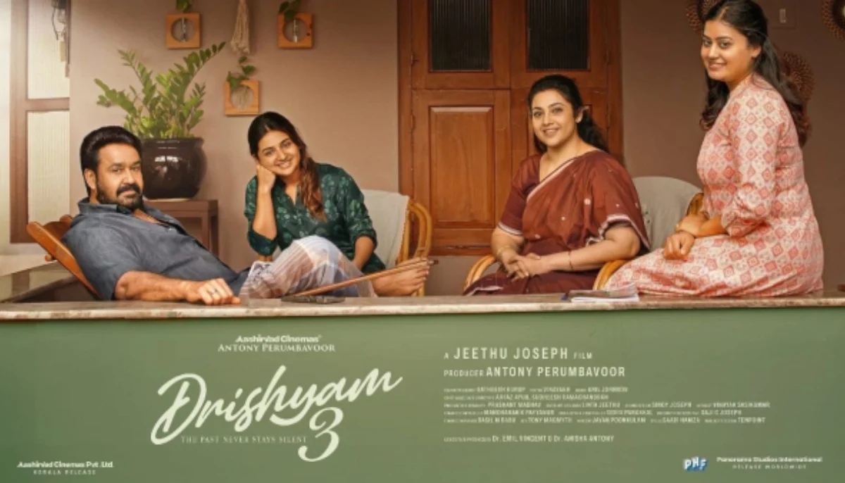 'दृश्यम 3'ला मोठी चालना; पेन स्टुडिओने मोहनलालच्या चित्रपटात 100 कोटी रुपयांची गुंतवणूक केली आहे