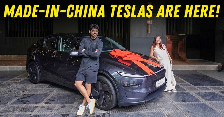 मेड-इन-चायना टेस्ला मॉडेल वाय डिलिव्हरी भारतात वैशिष्ट्यीकृत