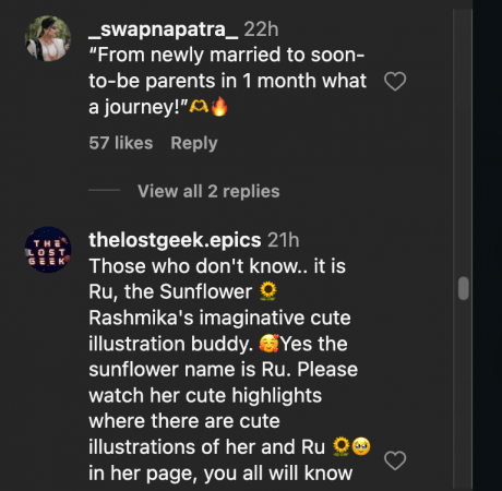 'आम्ही तिघे आहोत': रश्मिका मंदान्ना विजय देवरकोंडासोबत लग्न केल्यानंतर एका महिन्यानंतर गर्भवती आहे का? तिची आयजी पोस्ट चाहत्यांना गोंधळात टाकते