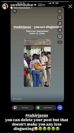 'तू घृणास्पद आहेस': पापाराझीला 'मोती' म्हणल्याबद्दल संतप्त सारा तेंडुलकरचा गौप्यस्फोट; paps व्हिडिओ हटवते