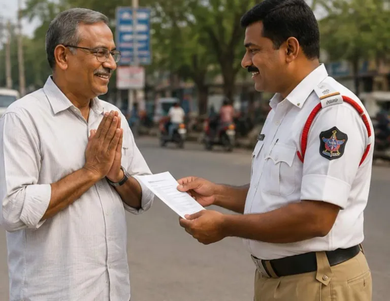 त्याच्या-जावईच्या-पुरुषाने-चालान-तपासले