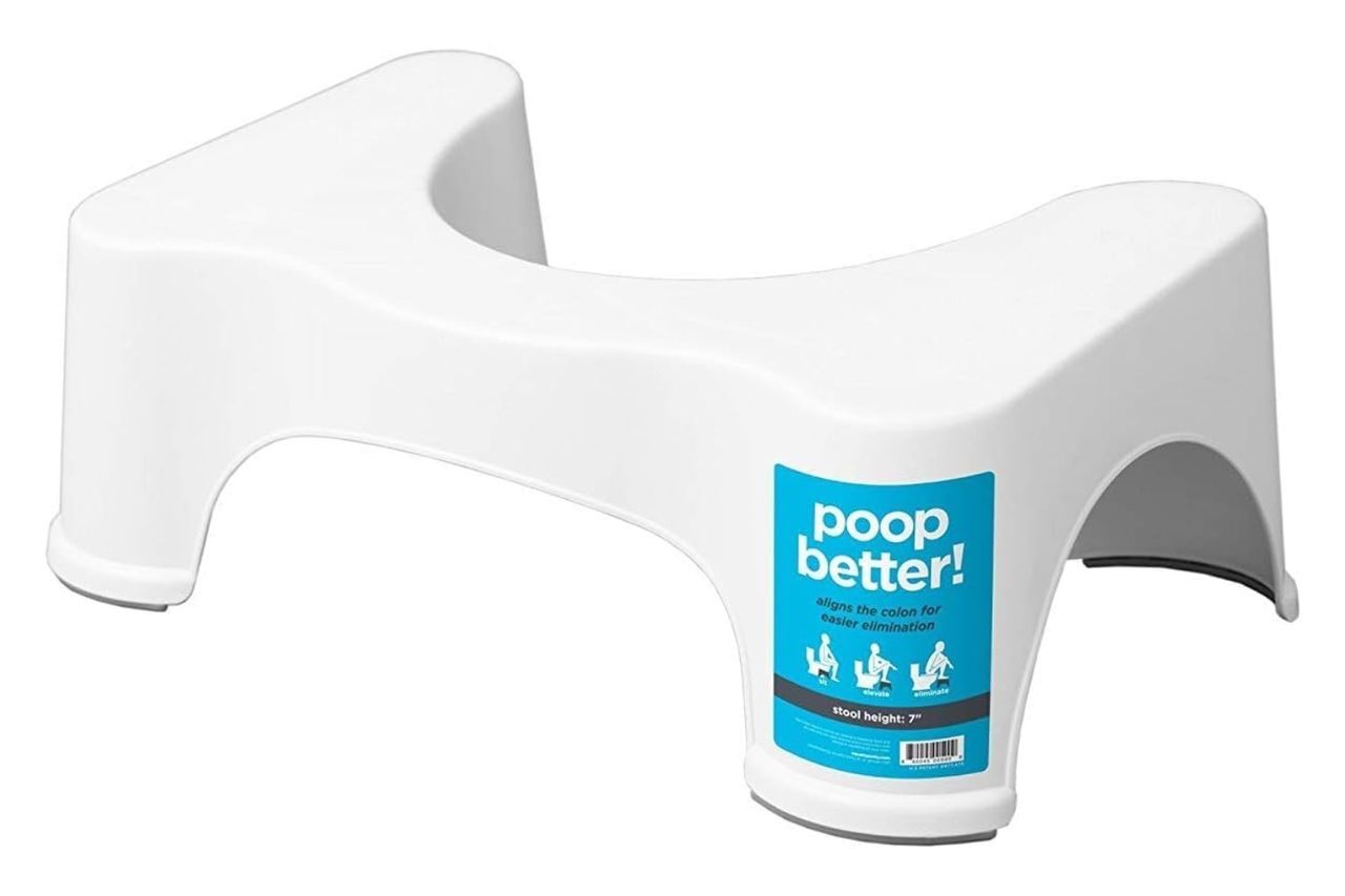 squatty potty मूळ बाथरूम टॉयलेट स्टूल क्रेडिट: ऍमेझॉन