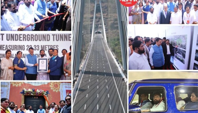 Missing Link Inauguration, Mumbai-Pune Expressway, Devendra Fadnavis, eknath shinde, sunetra pawar