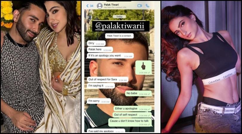 ओरीने त्याच्या इंस्टाग्राम स्टोरीजवर नेले आणि पलक तिवारीसोबत त्याच्या व्हॉट्सॲप चॅटचा स्क्रीनशॉट शेअर केला ज्यामध्ये पलक तिवारी त्याची माफी मागताना दिसली.