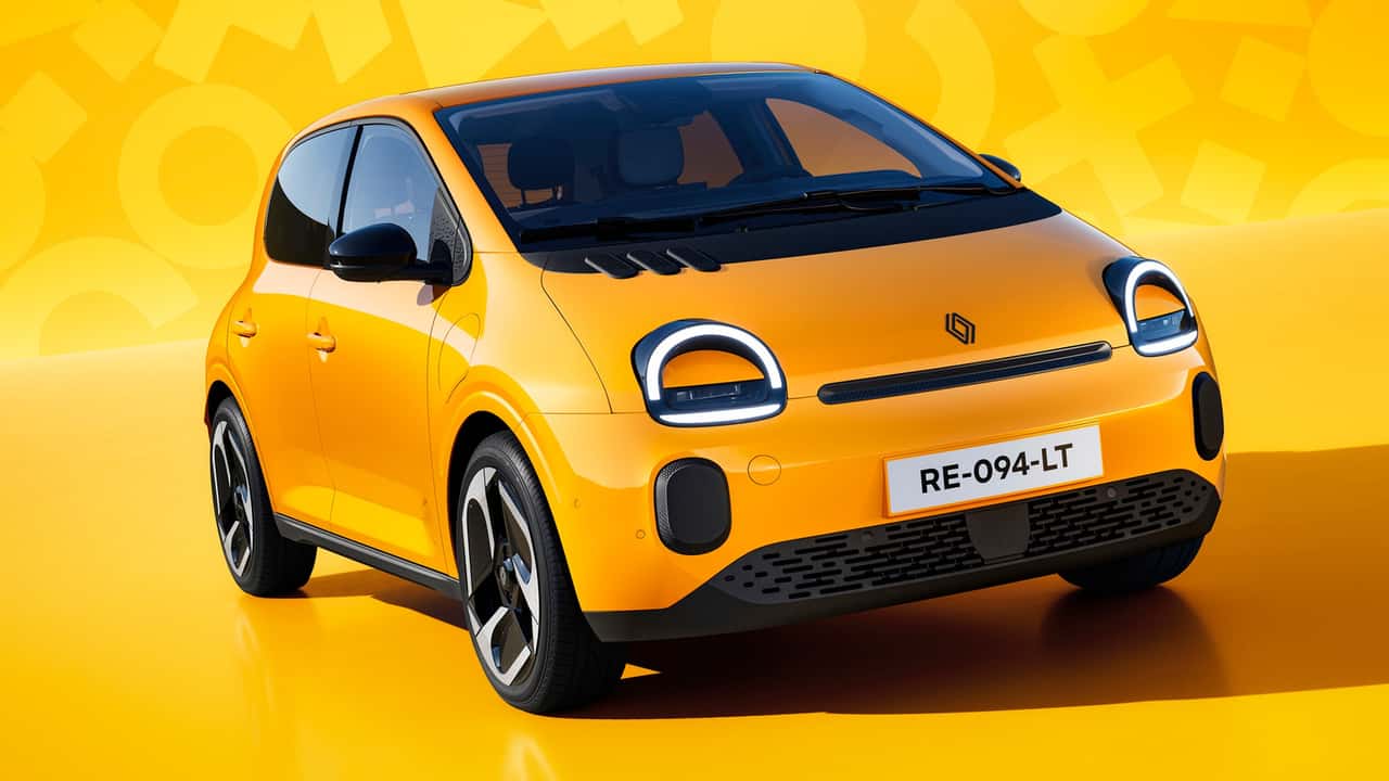 Twingo EV पिवळा रंग