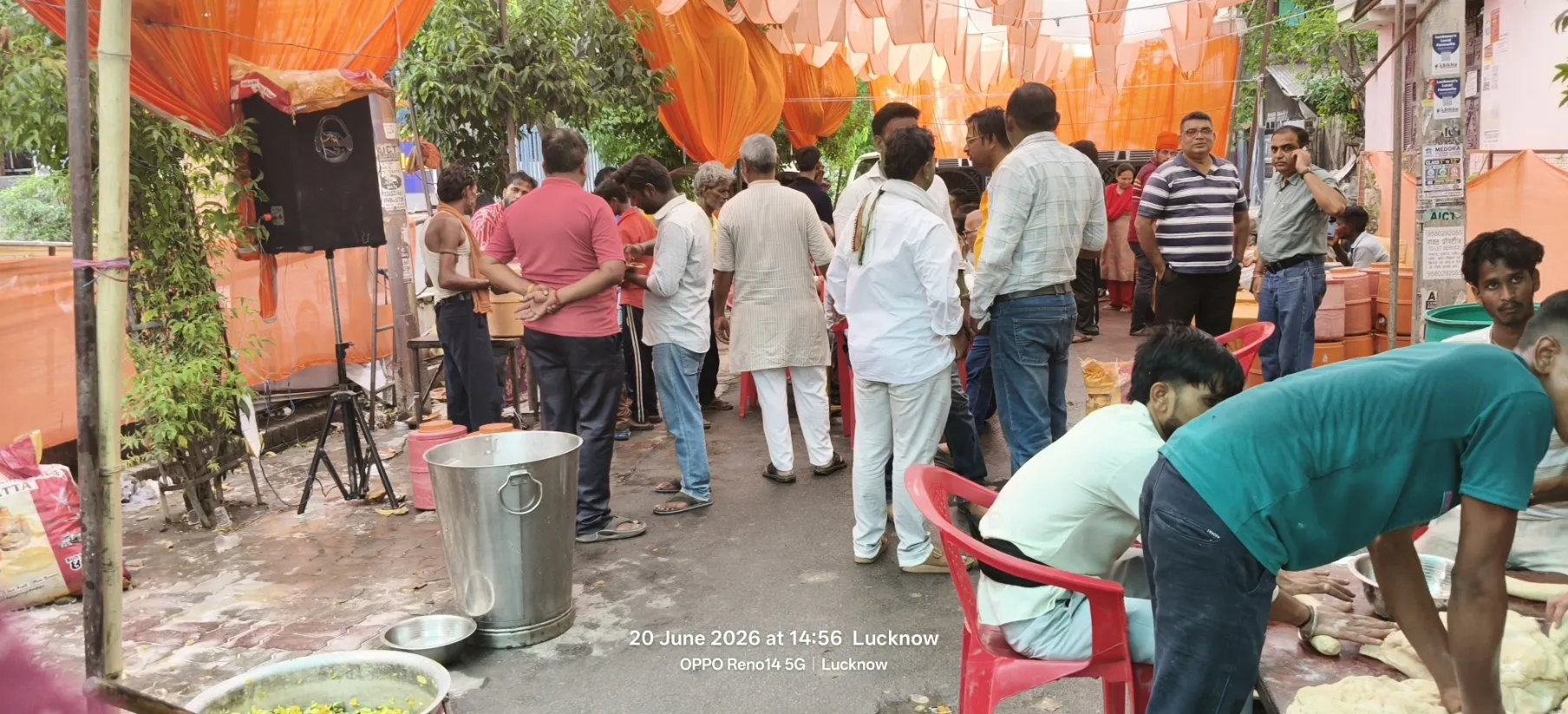राजधानी लखनौ येथील गुलाचिन मंदिरात भव्य सुंदर कार्यक्रम व भंडाराचे आयोजन करण्यात आले होते.