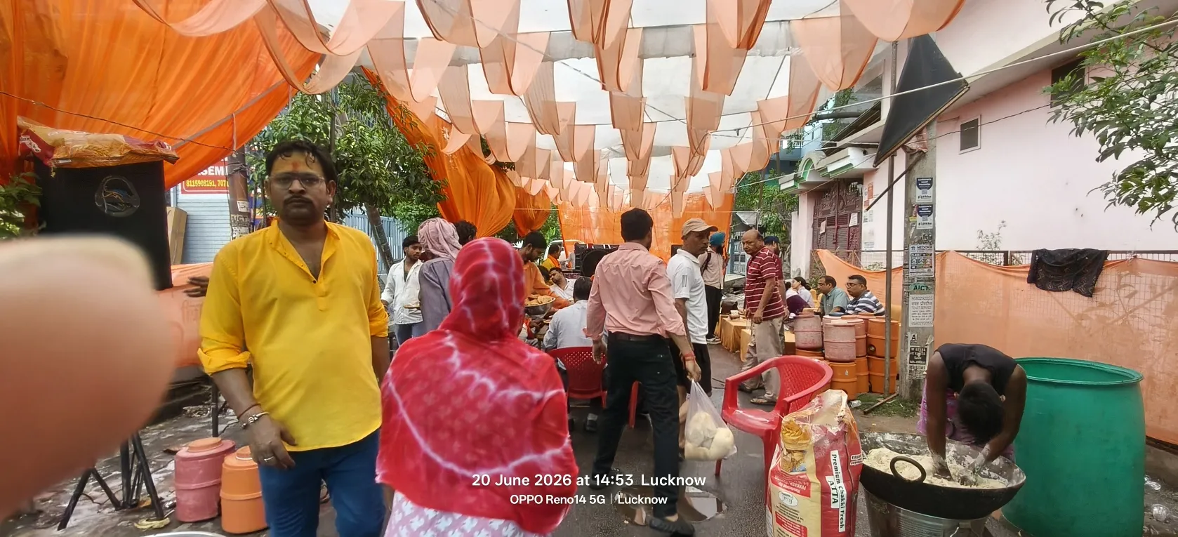 राजधानी लखनौ येथील गुलाचिन मंदिरात भव्य सुंदर कार्यक्रम व भंडाराचे आयोजन करण्यात आले होते.